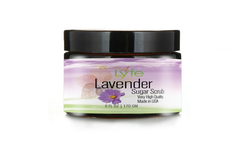Lavender Sugar Scrub Jar